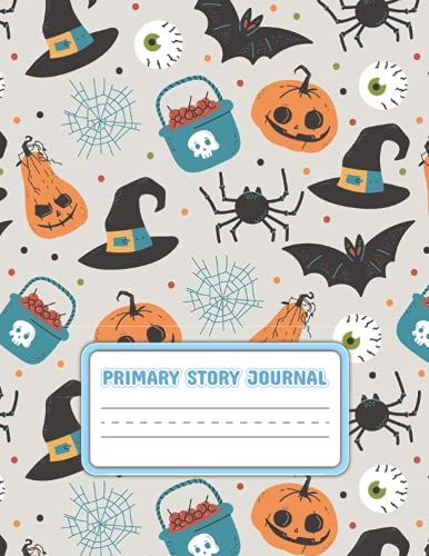 Primary Story Journal: Composition, Picture Space, And Midline - Drawing Pages For Boys And Girls In A Children's Primary Story Journal