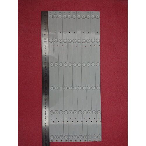 Kit bande rétro-éclairage LED Nipseyteko remplacement, 6LED Nipseyteko, 560mm, LED Nipseyteko50K320U, 11 pièces, LBM500P0601-R-1