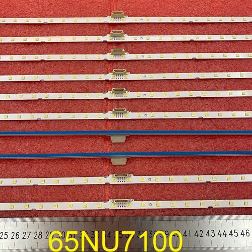 Bande rétroéclairage LED Nipseyteko Samsung, 10 pièces/lot, UN65RU7200 UN65NU6070 UN65NU6080 UN65NU7200 UN65NU6900