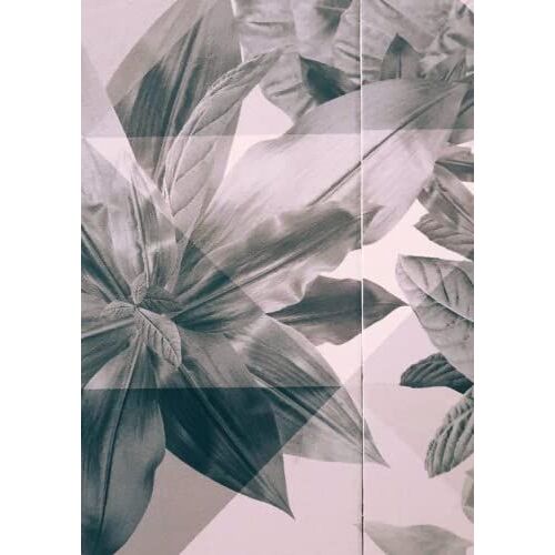 A4 Notebook 120 Page - Pink/Grayscale Geoleaves