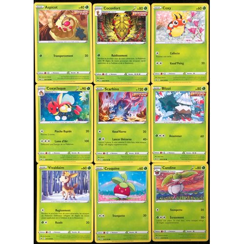 Règne De Glace - Lot De 9 Cartes Type Plante
