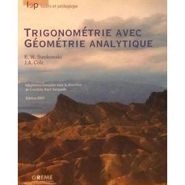 Trigonométrie Avec Géométrie Analytique