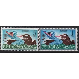 Espagne Timbres Europa 1966 À 1970