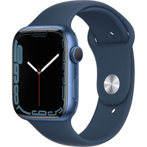Apple Watch Series 7 (GPS) - Boitier 45 mm Aluminium Bleu avec Bracelet Sport Bleu