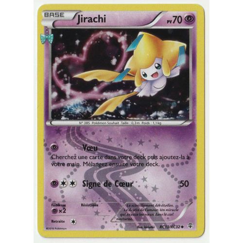 Carte Pokemon - Jirachi Rc13/Rc32 - Générations Fr