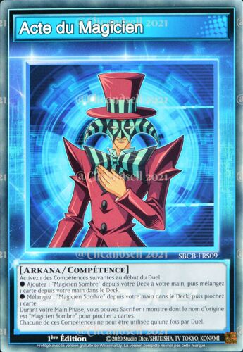 Carte Yu-Gi-Oh Sbcb-Frs09 Acte Du Magicien C Neuf Fr