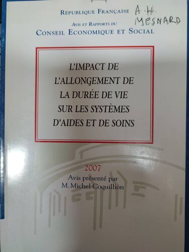 L'impact De L'allongement De La Durée De Vie Sur Les Systèmes D'aides Et De Soins