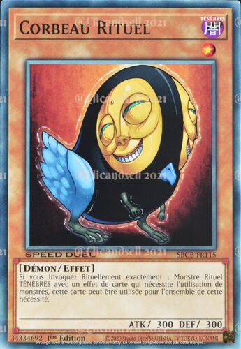 Carte Yu-Gi-Oh Sbcb-Fr115 Corbeau Rituel C Neuf Fr