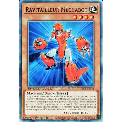 Carte Yu-Gi-Oh Sbcb-Fr071 Ravitailleur Méchabot C Neuf Fr