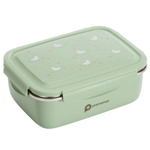 Lunch Box En Métal 850 Ml Ferme - Vert