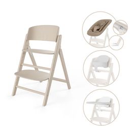 Chaise Haute Pliante Évolutive Click & Fold 4-En-1 All Natural