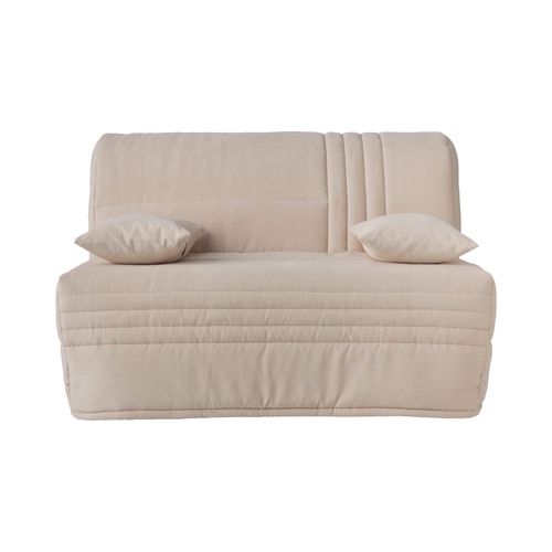 Banquette Bz Avec Matelas De 15 Cm Beige 140 X 200 Cm