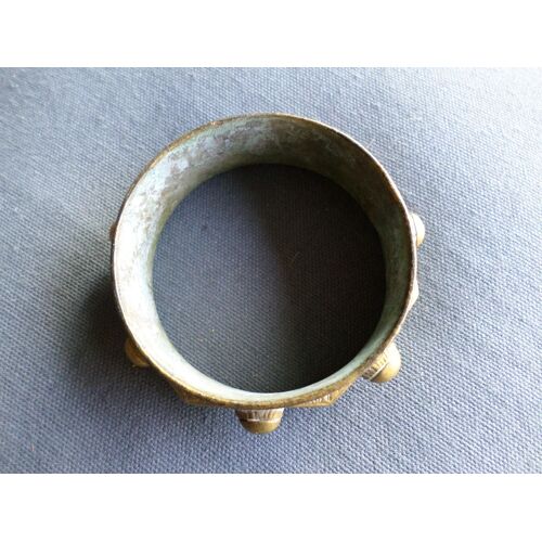 Bracelet Ethnique Bronze Ancien Afrique ?, Touareg?