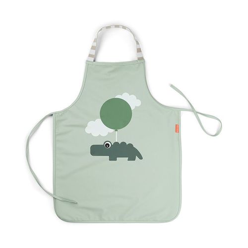Tablier De Cuisine Imperméable Happy Clouds Vert - Vert