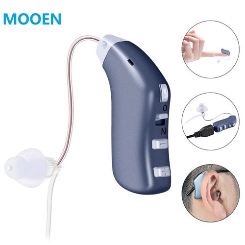 oreille droite - Prothèse auditive numérique Rechargeable, amplificateur sonore professionnel, appareil auditif BTE pour la surdité