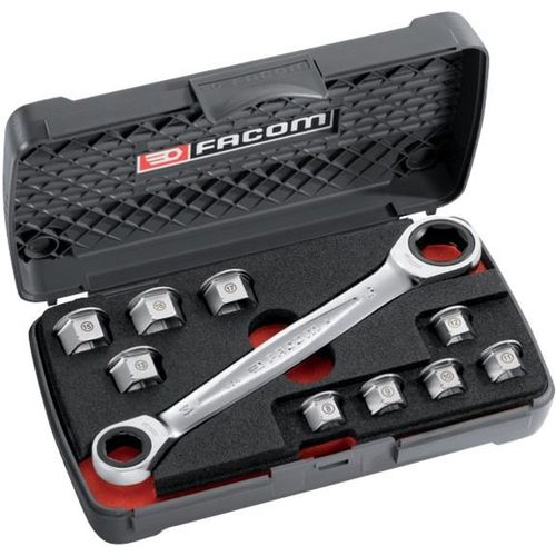 Coffret cliquet à douilles traversantes standard 1/2" 464.J1PB FACOM