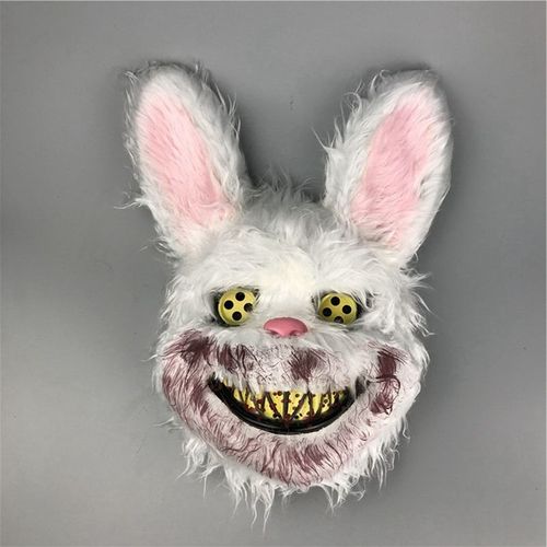 Masque Facial De Cosplay Effrayant Avec Ours Et Lapin,Accessoires De Costume De Carnaval,De Brev,De Ixd'halloween