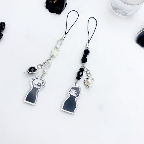 Jujutsu Cosplay Keychain,Geto Sunafna U Satoru Gojo,Jjk Assressenti,Charme De Téléphone,Pendentif,Porte-Clés,Sac,Bijoux,Cadeau