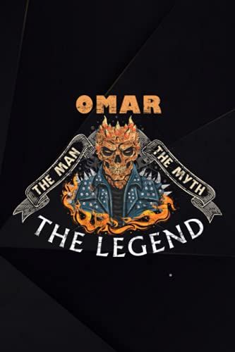 Archery Training Book - Mens Omar The Man The Myth The Legend Pretty: Log Book, Tracker, Chart, Diary, Record Book For Archery Training, Score Recording Gift For Archer, Archery Lovers,Daily Journal