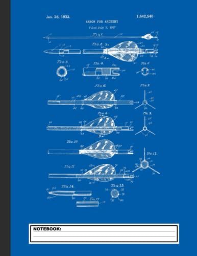 Archery Arrows Vintage Notebook: Archery Lovers Journal Notebook, Blank Lined Archery Notebook To Writing & Journaling, Notebook ... For Christmas/Birthday/New Year