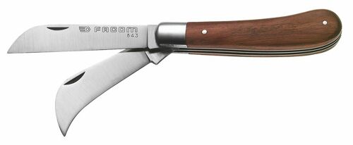 Couteau électricien manche bois