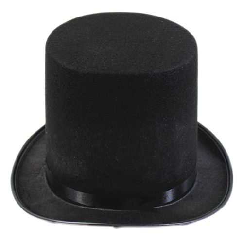 Chapeau Haut De Forme De Magicien Noir,Chapeau Melon,Robe De Paupières,Costume De Magicien,Chapeau De Scène Jazz,Spectacles