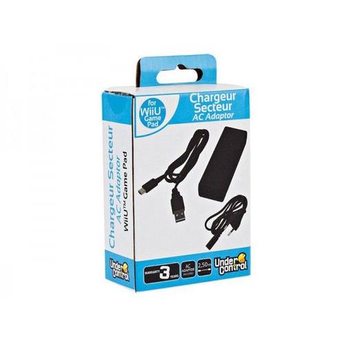 Adaptateur Secteur Gamepad Noir Wiiu