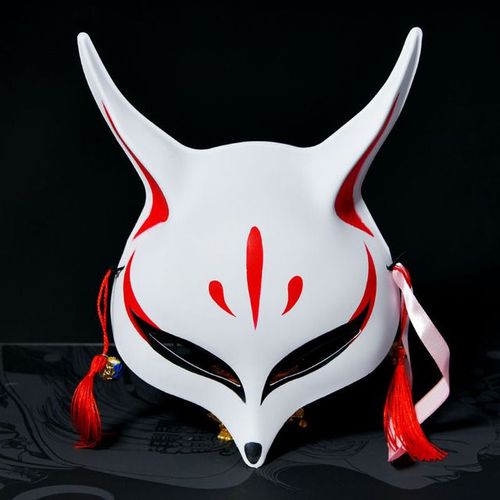 Demon Slayer Japonais Cosplay Masques En Plastique Épais,Accessoires De Costume De Fête D'halloween,Masque De Renard