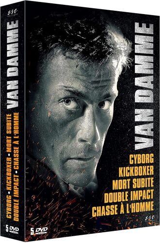 Van Damme : Cyborg + Kickboxer + Mort Subite + Double Impact + Chasse À L'homme - Pack - Blu-Ray