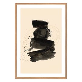 Tableau mural encadré contemporain 65x97 cm