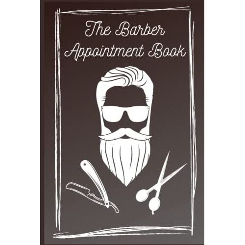 Appointment Book: Stylist, Salon, Barber, Appointment Book [Hardcover] | Monday To Sunday 7am-8pm Times Daily By Hour Schedule | 15 Minutes Interval
