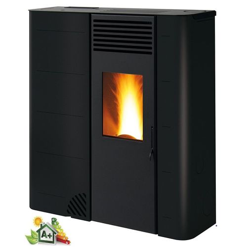 Poêle à pellet "Green S 90", 9 kW, Slim 26 cm - noir