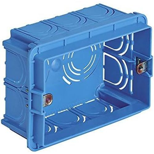 Boîte D'encastrement Rectangulaire 3m Bleue