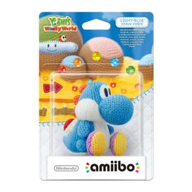 Amiibo Yoshi's Woolly World - Yoshi De Laine : Bleu Ciel