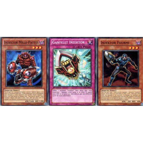 3x " Inezktor  " -  Mille Pattes  - Fourmi - Gantelet
