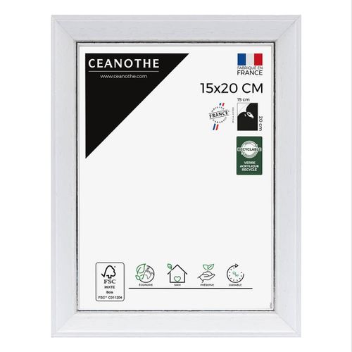 Cadre photo Vittoria blanc 15x20 cm