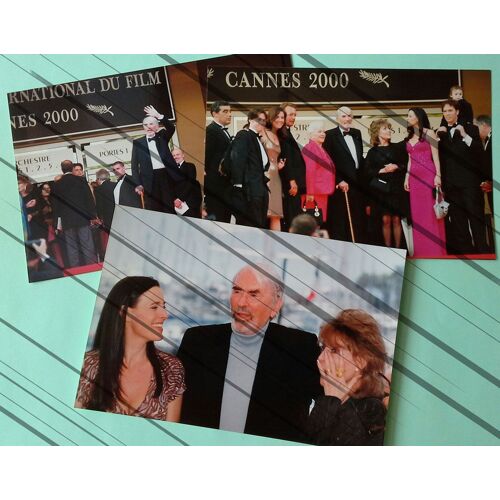 Lot 3 Photos Photo Gregory Peck Format 10x15cm Festival De Cannes French Riviera