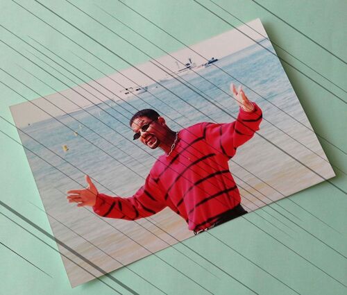 Photo Will Smith Format 10x15cm Festival De Cannes French Riviera