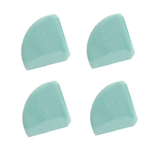 Protecteur D'angle De Table En Silicone Pour Enfants,4 Pièces/Ensemble,Housse De Protection Anti-Collision,Protection Des Bords Des Meubles,Sécurité Des Tout-Petits - Type Light Blue