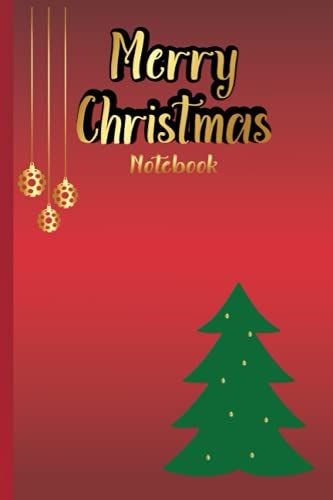 Merry Christmas Notebook: Christmas Theme Composition Notebook: Blank Lined Notebook Small Diary For Journaling, Planning And Taking Notes