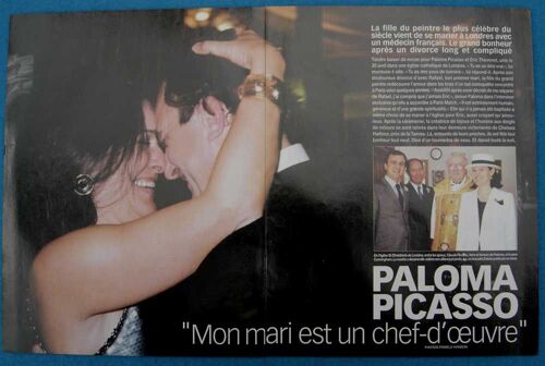 Paris Match N°2607, Coupure De Presse, Paloma Picasso