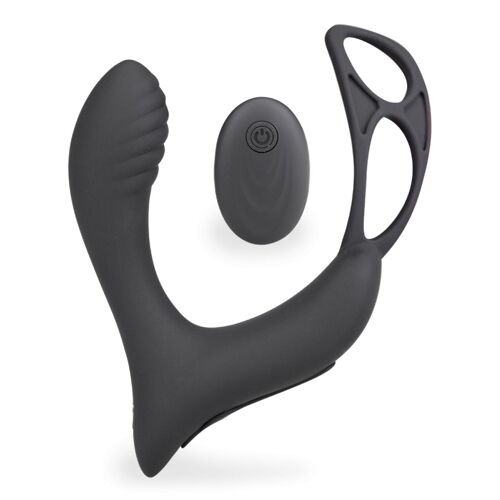 Stimulateur De Prostate Vibrant Avec Double Anneau Ring Pro P - Jouet Sexuel Vibro Stimulateur Masseur Prostatique Pour Plaisir Anal Masculin