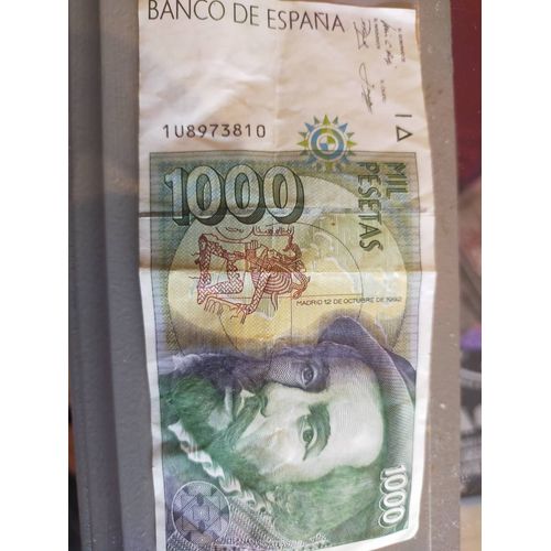 Billet Mil Pesetas De 1992