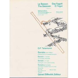 Sonate En Fa Mineur Pour Basson Accompagné De Piano