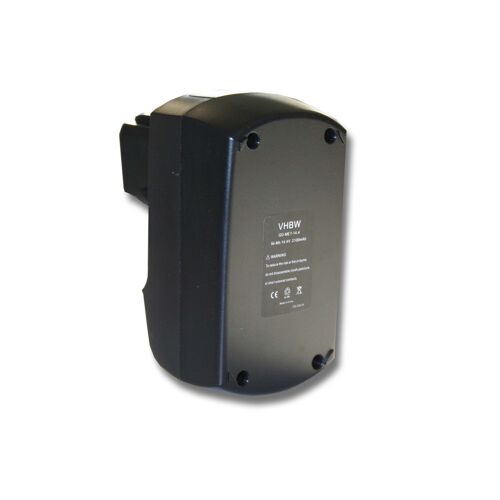 vhbw 1x Batterie compatible avec Metabo ULA9.6-18, SBZ 14.4 Impuls, BSZ 14.4 Impuls, BSZ 14.4 outil électrique (2100 mAh, NiMH, 14,4 V)