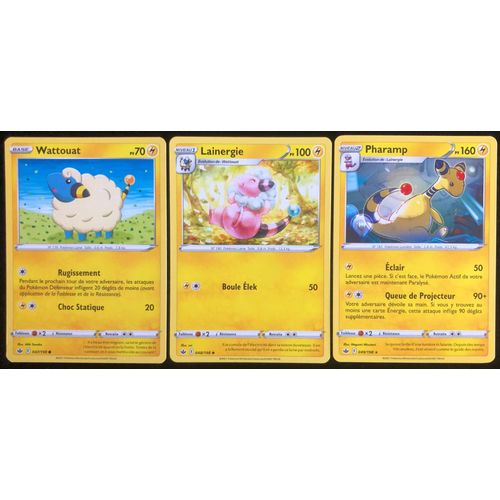 Règne De Glace - Wattouat (047) + Lainergie (048) + Pharamp (049/198)