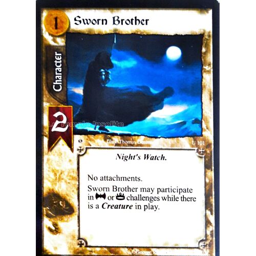 Carte A Game Of Thrones Ccg - Sworn Brother U#101