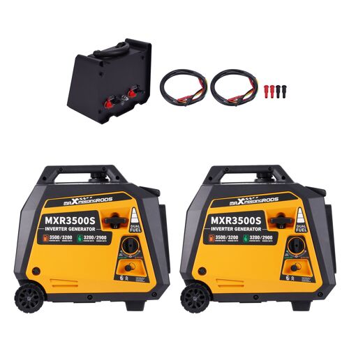 Kit parallèle 32 Amp avec deux Groupes électrogènes Inverter LPG/Essence silencieux Générateur électrique