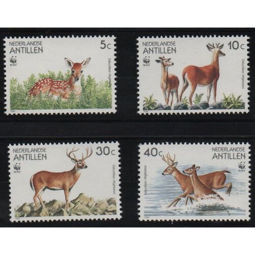 Antilles Néerlandais Timbres Animaux : Antilopes Et Gazelles 1992