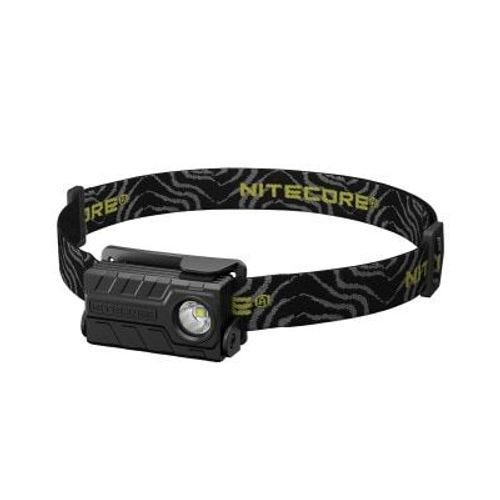 Noir Noir - Lampe Frontale D'extérieur, Nu20, 360 Lumens, Cree Xp-G2 S3 Led, Batterie Li-Ion Rechargeable, 100 Heures D'autonomie, Lampe-Torche